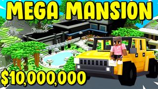 Thumbnail of the Minecraft Bedrock Marketplace product Millionaire Mega Mansion created by Pickaxe Studios.