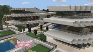 Screenshot of the Minecraft Bedrock Marketplace product Millionaire Party Mansion created by Pickaxe Studios.