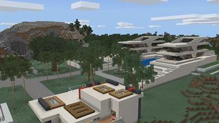 Screenshot of the Minecraft Bedrock Marketplace product Millionaire Party Mansion created by Pickaxe Studios.