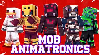 Thumbnail of the Minecraft Bedrock Marketplace product Mob Animatronics created by Pickaxe Studios.