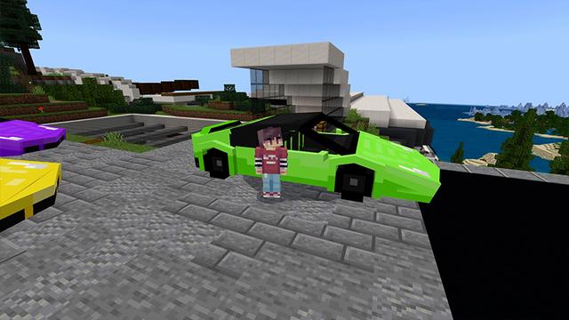Screenshot of the Minecraft Bedrock Marketplace product Modern Mansion created by Pickaxe Studios.