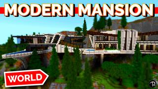 Thumbnail of the Minecraft Bedrock Marketplace product Manoir moderne created by Pickaxe Studios.