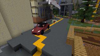 Screenshot of the Minecraft Bedrock Marketplace product Monster City World created by Pickaxe Studios.