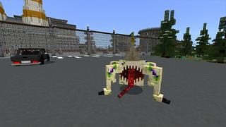 Screenshot of the Minecraft Bedrock Marketplace product Monster City World created by Pickaxe Studios.