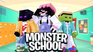 Thumbnail of the Minecraft Bedrock Marketplace product MONSTER SCHOOL created by Pickaxe Studios.