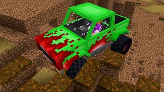 Screenshot of the Minecraft Bedrock Marketplace product MONSTER TRUCKS! created by Pickaxe Studios.
