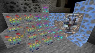 Screenshot of the Minecraft Bedrock Marketplace product MORE ORE Expansion created by Pickaxe Studios.