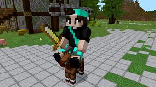 Screenshot of the Minecraft Bedrock Marketplace product MORPH INTO A GIANT! created by Pickaxe Studios.