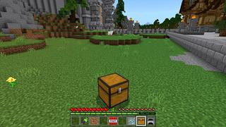 Screenshot of the Minecraft Bedrock Marketplace product MORPH INTO BLOCKS! created by Pickaxe Studios.