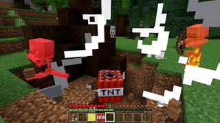 Screenshot of the Minecraft Bedrock Marketplace product MORPH INTO BLOCKS! created by Pickaxe Studios.