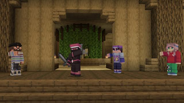 Screenshot of the Minecraft Bedrock Marketplace product MURDER MYSTERY created by Pickaxe Studios.