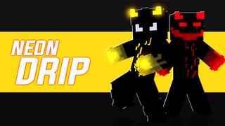 Thumbnail of the Minecraft Bedrock Marketplace product NEON DRIP created by Pickaxe Studios.