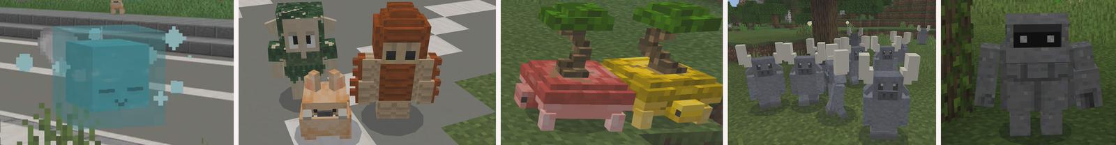 Panorama of the Minecraft Bedrock Marketplace product New Mobs! created by Pickaxe Studios.