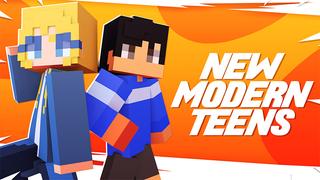 Thumbnail of the Minecraft Bedrock Marketplace product NEW MODERN TEENS created by Pickaxe Studios.