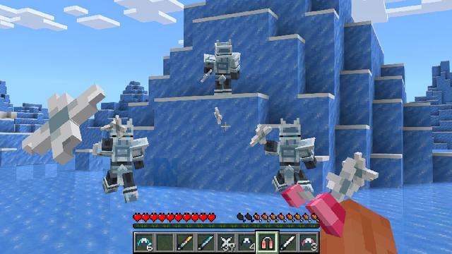 Screenshot of the Minecraft Bedrock Marketplace product NINJA TOOLS created by Pickaxe Studios.