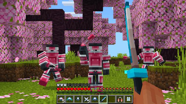 Screenshot of the Minecraft Bedrock Marketplace product NINJA TOOLS created by Pickaxe Studios.