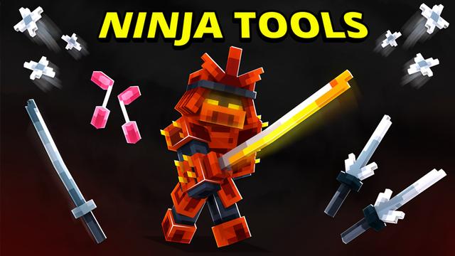 Thumbnail of the Minecraft Bedrock Marketplace product NINJA TOOLS created by Pickaxe Studios.