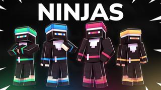 Thumbnail of the Minecraft Bedrock Marketplace product Ninjas created by Pickaxe Studios.