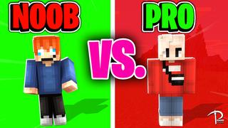 Thumbnail of the Minecraft Bedrock Marketplace product NOOB VS PRO Fashion created by Pickaxe Studios.