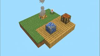 Screenshot of the Minecraft Bedrock Marketplace product ONE BLOCK As A Mob! created by Pickaxe Studios.