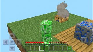 Screenshot of the Minecraft Bedrock Marketplace product ONE BLOCK As A Mob! created by Pickaxe Studios.