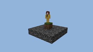 Screenshot of the Minecraft Bedrock Marketplace product ONE BLOCK CHALLENGE! created by Pickaxe Studios.