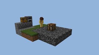Screenshot of the Minecraft Bedrock Marketplace product ONE BLOCK CHALLENGE! created by Pickaxe Studios.