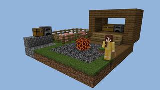 Screenshot of the Minecraft Bedrock Marketplace product ONE BLOCK CHALLENGE! created by Pickaxe Studios.