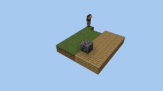 Screenshot of the Minecraft Bedrock Marketplace product ONE BLOCK Classic! created by Pickaxe Studios.