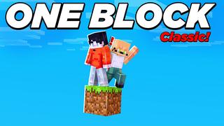 Thumbnail of the Minecraft Bedrock Marketplace product ONE BLOCK Classic ! created by Pickaxe Studios.