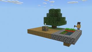 Screenshot of the Minecraft Bedrock Marketplace product ONE BLOCK ONE HUNDERED DAYS! created by Pickaxe Studios.