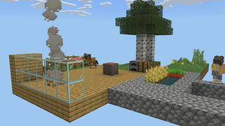 Screenshot of the Minecraft Bedrock Marketplace product ONE BLOCK ONE HUNDERED DAYS! created by Pickaxe Studios.