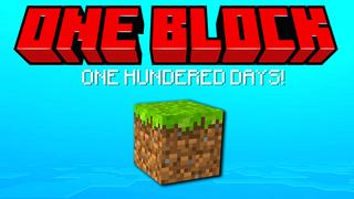 Thumbnail of the Minecraft Bedrock Marketplace product UN BLOC CENT JOURS ! created by Pickaxe Studios.