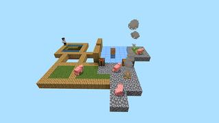 Screenshot of the Minecraft Bedrock Marketplace product One Block++ created by Pickaxe Studios.