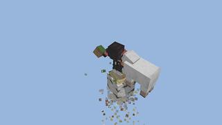 Screenshot of the Minecraft Bedrock Marketplace product ONE BLOCK SKYBLOCK created by Pickaxe Studios.