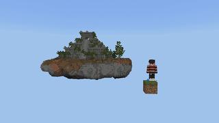 Screenshot of the Minecraft Bedrock Marketplace product ONE BLOCK SKYBLOCK created by Pickaxe Studios.