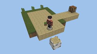 Screenshot of the Minecraft Bedrock Marketplace product ONE BLOCK SKYBLOCK created by Pickaxe Studios.