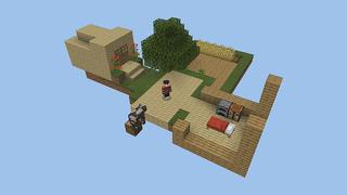 Screenshot of the Minecraft Bedrock Marketplace product ONE BLOCK SKYBLOCK created by Pickaxe Studios.