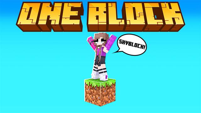 Thumbnail of the Minecraft Bedrock Marketplace product ONE BLOCK SKYBLOCK created by Pickaxe Studios.