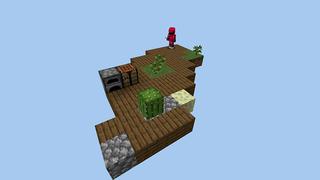 Screenshot of the Minecraft Bedrock Marketplace product ONE BLOCK UNLIMITED created by Pickaxe Studios.