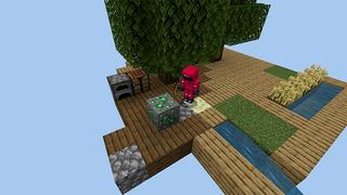 Screenshot of the Minecraft Bedrock Marketplace product ONE BLOCK UNLIMITED created by Pickaxe Studios.