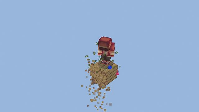 Screenshot of the Minecraft Bedrock Marketplace product One Block World created by Pickaxe Studios.