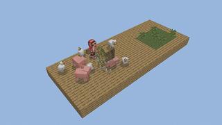 Screenshot of the Minecraft Bedrock Marketplace product Eine Block-Welt created by Pickaxe Studios.