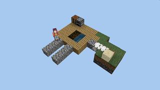 Screenshot of the Minecraft Bedrock Marketplace product ONE BLOCK! created by Pickaxe Studios.