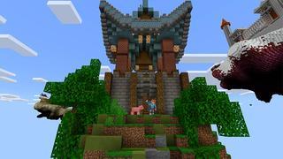 Screenshot of the Minecraft Bedrock Marketplace product ONE BLOCK! created by Pickaxe Studios.