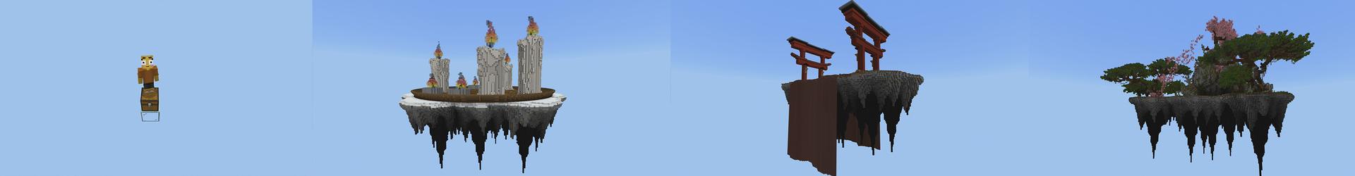 Panorama of the Minecraft Bedrock Marketplace product One Chest created by Pickaxe Studios.