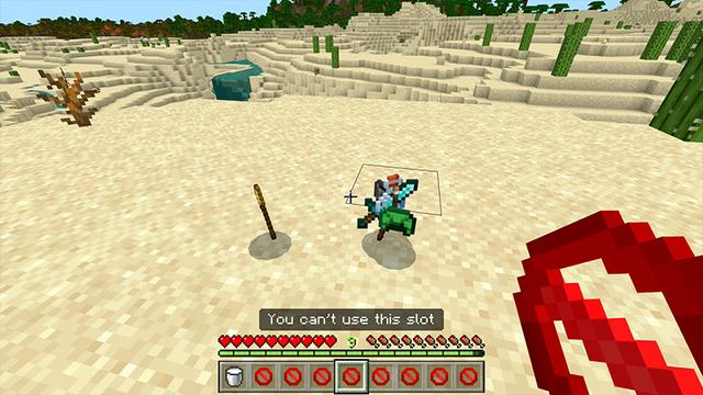 Screenshot of the Minecraft Bedrock Marketplace product ONE ITEM! created by Pickaxe Studios.
