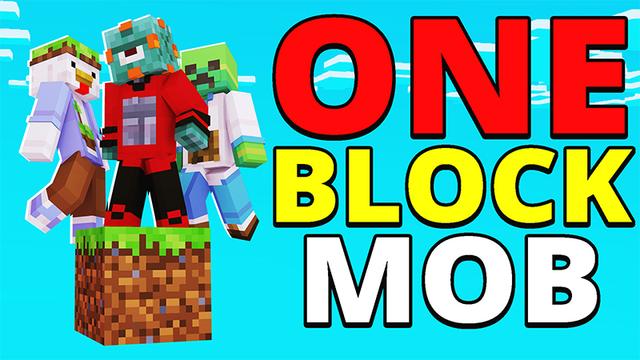 Thumbnail of the Minecraft Bedrock Marketplace product OneBlock Mob created by Pickaxe Studios.