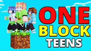 Thumbnail of the Minecraft Bedrock Marketplace product OneBlock Teens created by Pickaxe Studios.