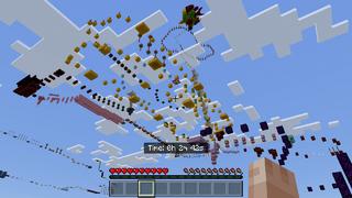 Screenshot of the Minecraft Bedrock Marketplace product ONLY UP! created by Pickaxe Studios.